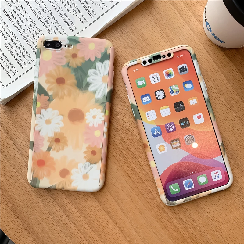 Чехол для iPhone 11 Pro Max 6 6S 7 8 Plus X XS XR с принтом медведя зебры и полной защитой на 360