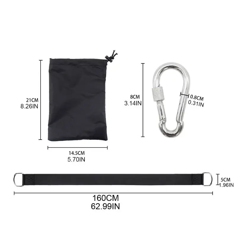 

Multipurpose Hanging Hammock Chair Load-bearing Fixed Buckle Belt Durable Hiking Outdoor Sports Durable Gadgets Camping Dropship