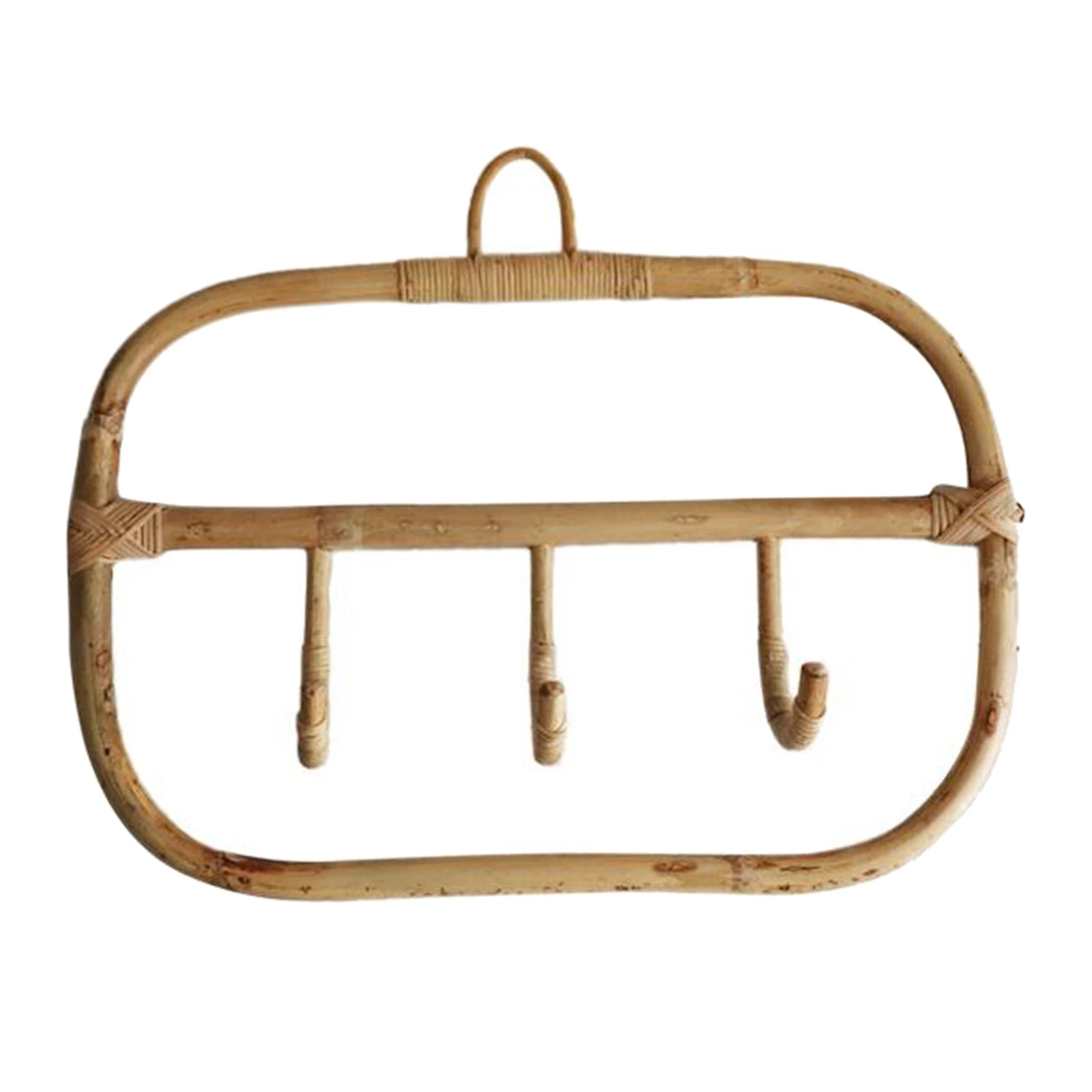 

Wall Mounted Coat Rack, Hook Rack with 3 Hooks, for Clothes, Keys, Hats, Purses,