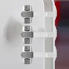 6 шт., блокираторы для шкафов, ящиков, холодильников, окон, шкафов, замки для шкафа