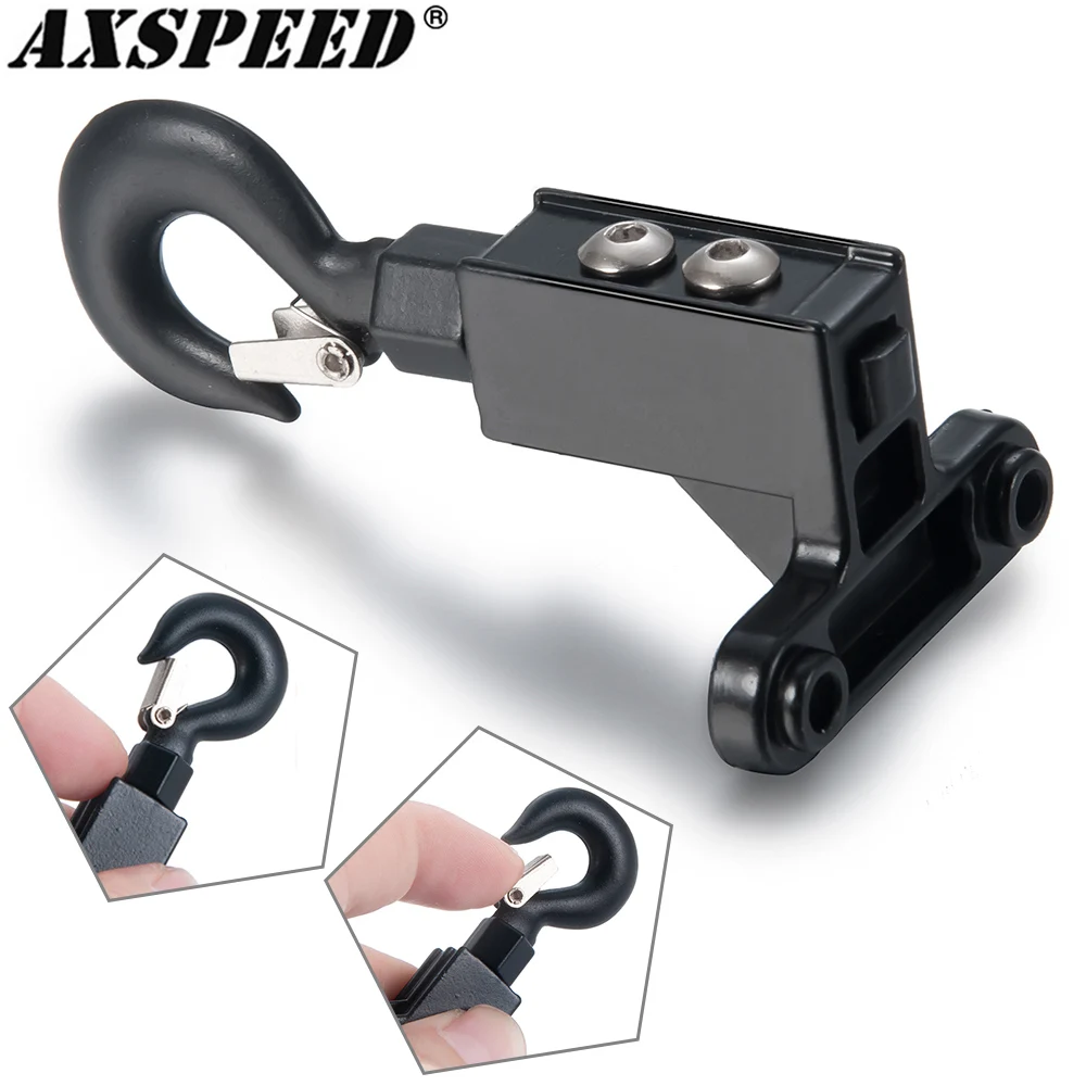 

AXSPEED радиоуправляемая деталь Набор для 1/10 RC Crawler Axial SCX10 SCX10 II 90046 металлический прицеп радиоуправляемая лебедка крючок детали для радиоуправ...