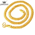 Мужской модный смеситель RN 24K ожерелье из чистого золота Real AU 999 Solid Gold Chain, высококлассные модные классические украшения, Лидер продаж, новинка 2020