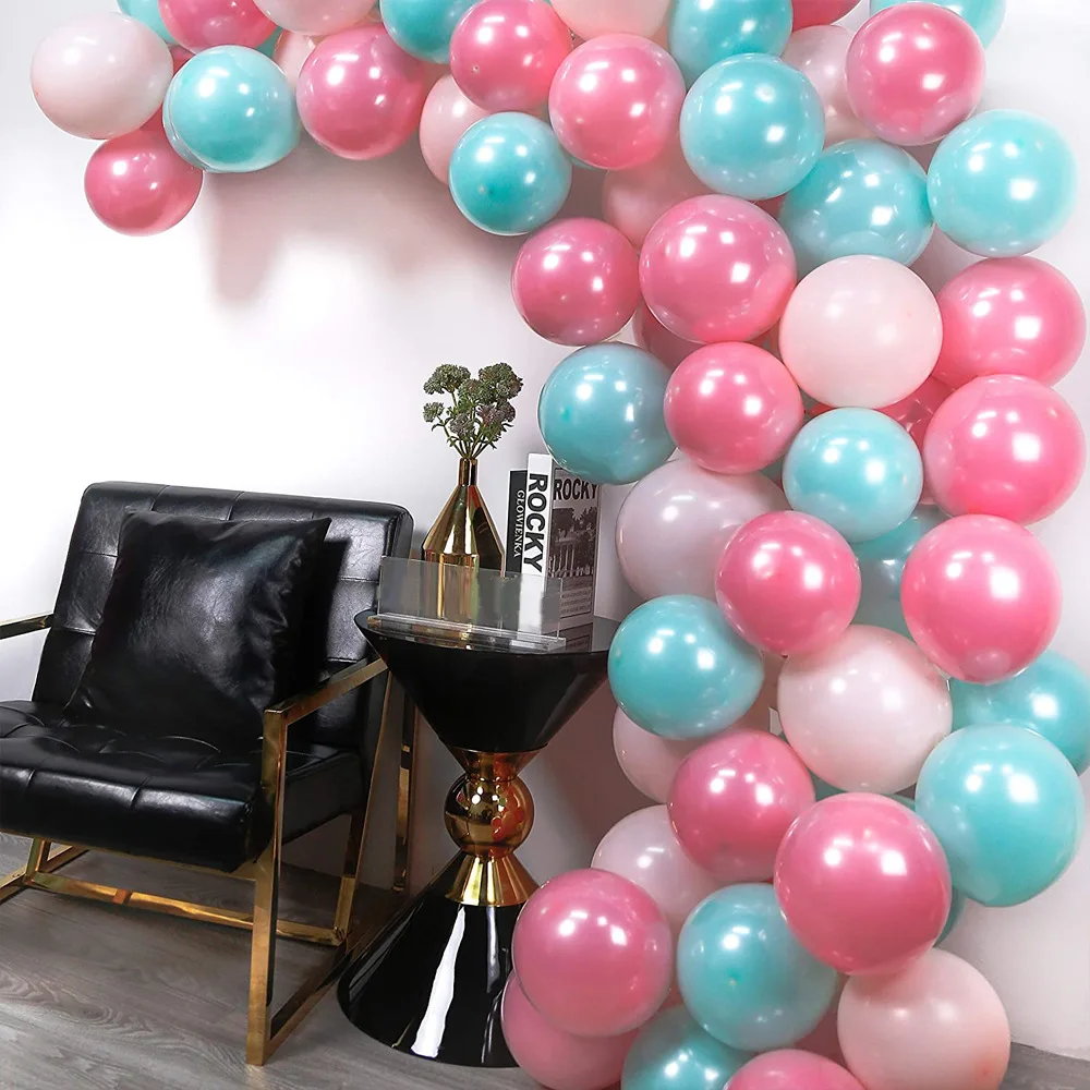 

74/144Pcs/set Mint Green Pearl Balloons Garland Kit Tiffany Green Balloon Arch Balloons Globos Baby Shower Decor Wedding Decor