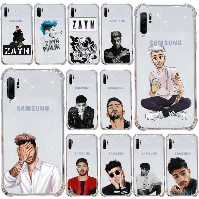 

Zayn malik Aesthetic Phone Cases Transparent for Samsung s9 s10 s20 Huawei honor P20 P30 P40 xiaomi note mi 8 9 pro lite plus