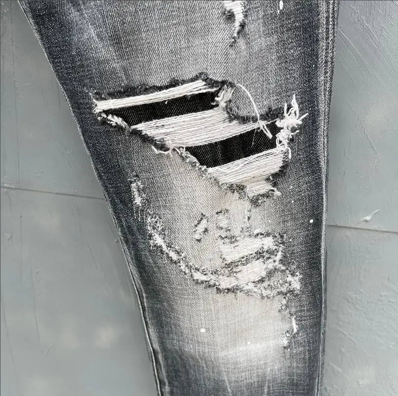 classic,Authentic DSQUARED2,Retro,Italian brand ,Women/Men Jeans,locomotive,Jogging jeans,DSQ051-1