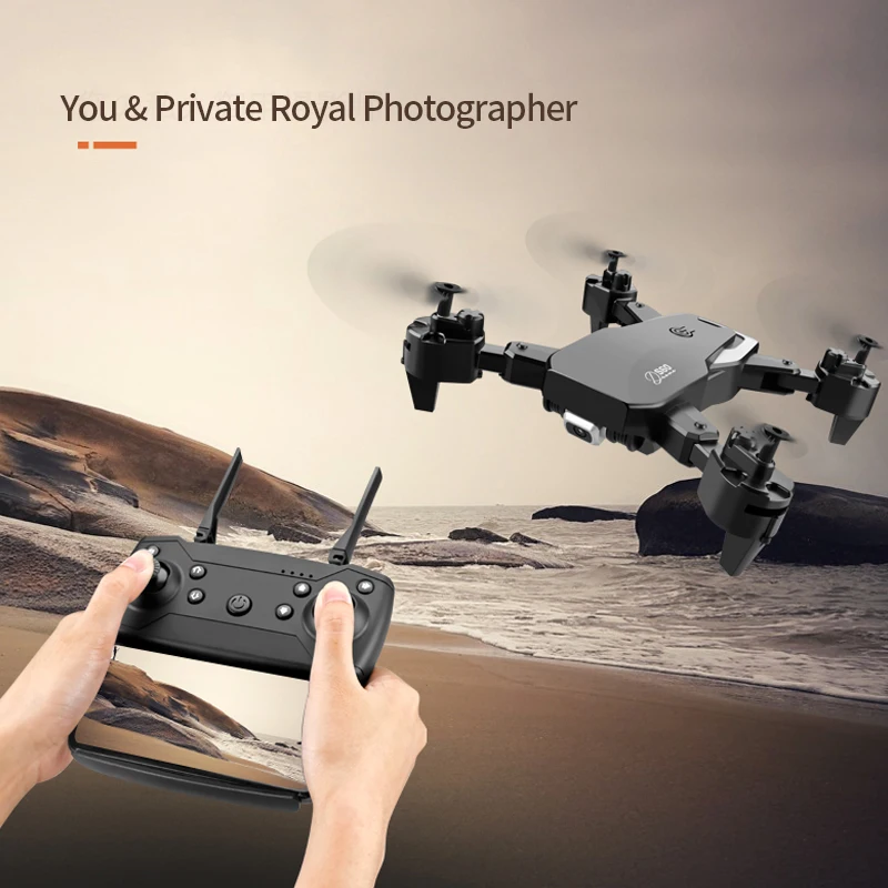 Новинка 2020 Дрон с широкоугольной камерой 4k HD 1080P WiFi fpv двойной | Игрушки и хобби
