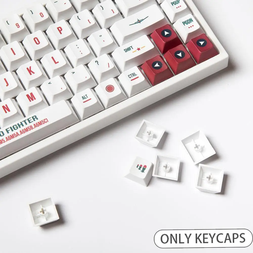 

For GMK Salmon PBT Keycap Profile DYE-SUB GMK Keycaps For Switch Mechanical Keyboard 61/64/68/78/84/87/96/98/104/108 Keys