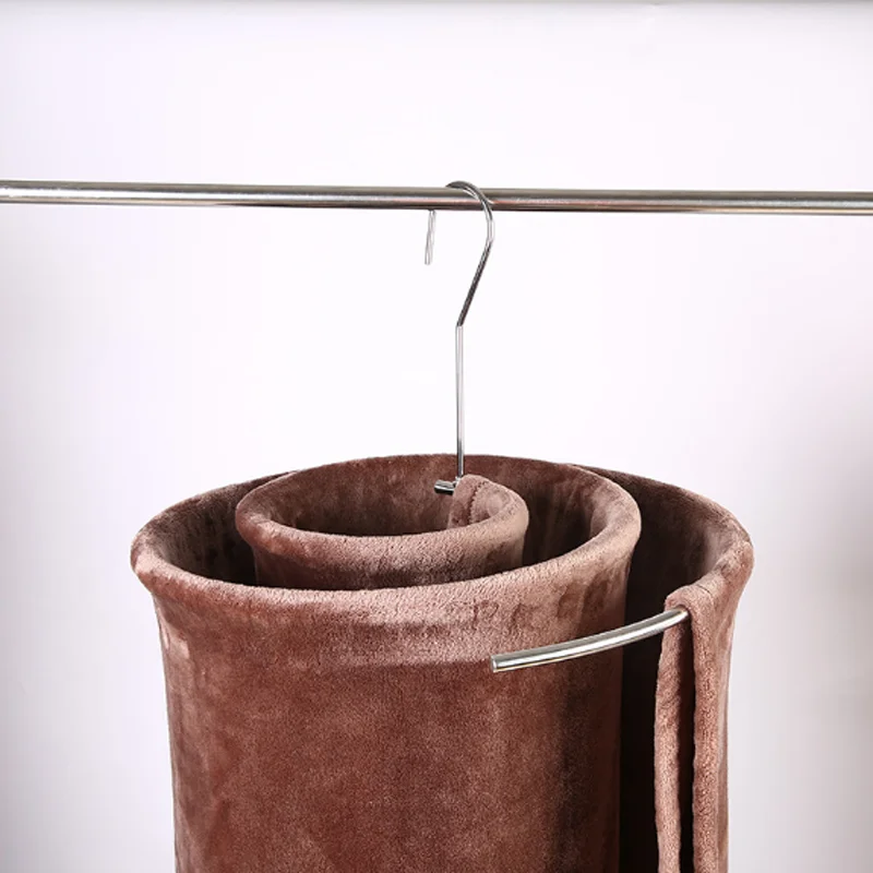 Круглые спиральные стеганые простыни вращающаяся вешалка для сушки из