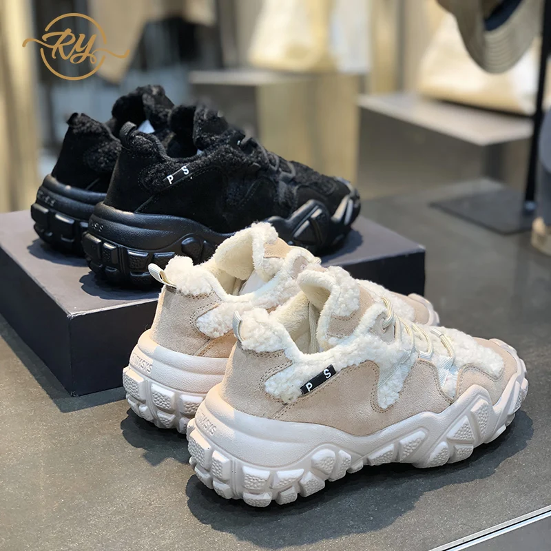 RY-RELAA женские кроссовки обувь коллекция 2018 года модные из натуральной кожи на
