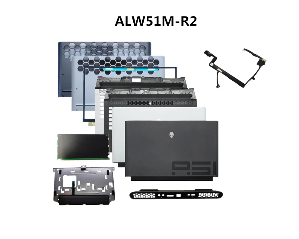 Верхняя панель ноутбука Нижняя отверстия чехол/оболочка кабель для Dell Alienware Area 51M