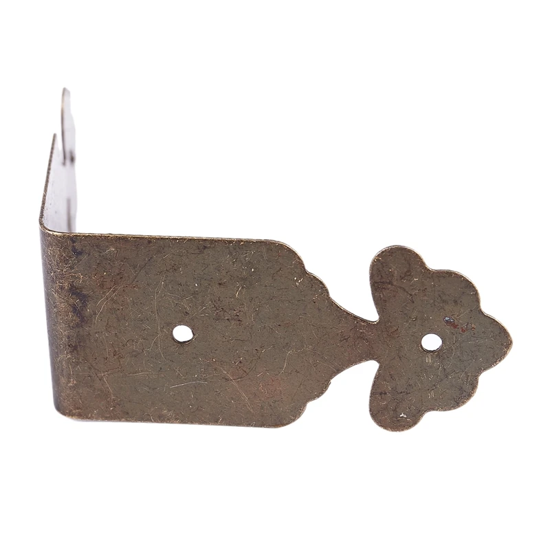 

8pcs Right Angle Furniture Edge Corner Protector Bracket Bronze Tone