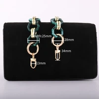 senior sense of frosted acrylic bag strap bag chain colorful resin chain diy satchel chain waist bag accessories