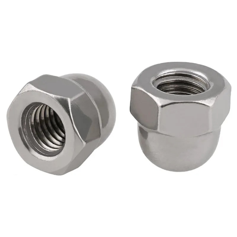 

M8 M10 M12 M14 M16 M20 304 Stainless Steel Fine Thread Acorn Nuts Cover Semicircle Dome Nuts Hex Head Decorative Cap Ball Nut