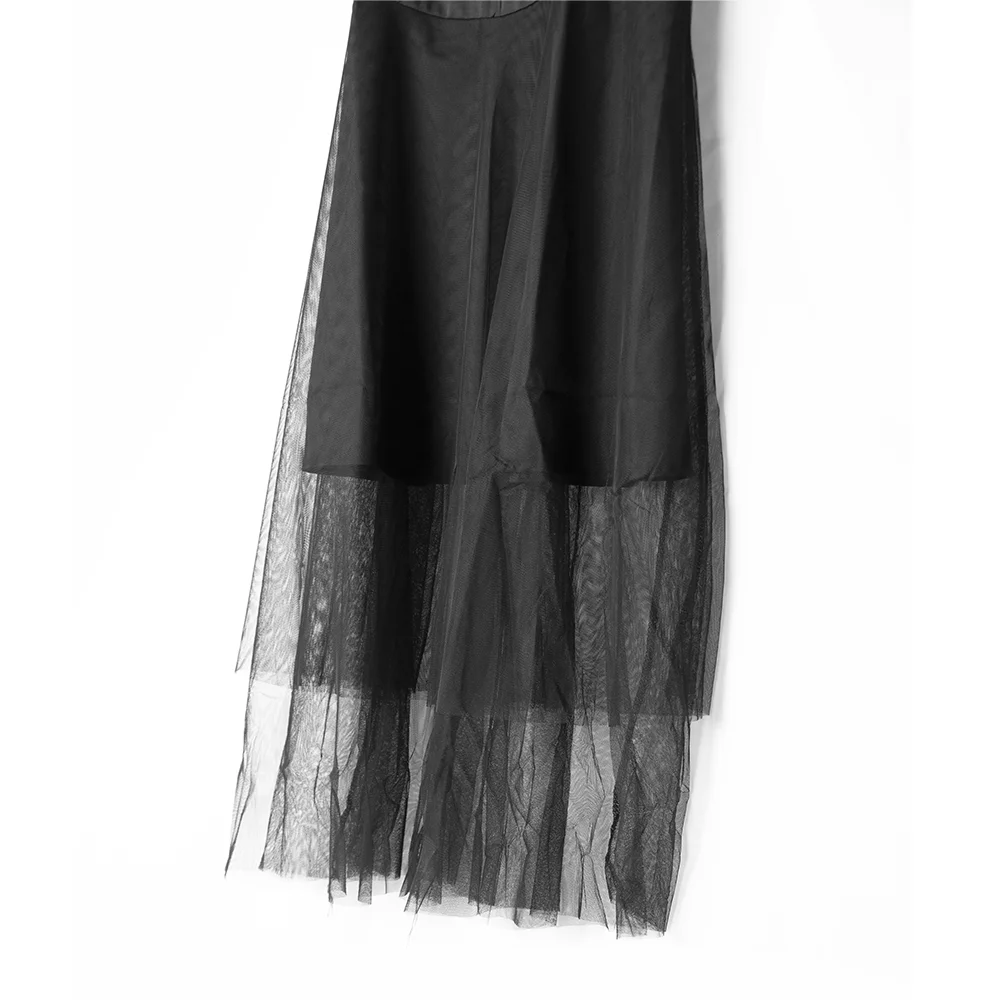 Vestido de verano de estilo coreano para mujer, vestido negro con tirantes, estilo oscuro, para fiesta, talla grande, 2021