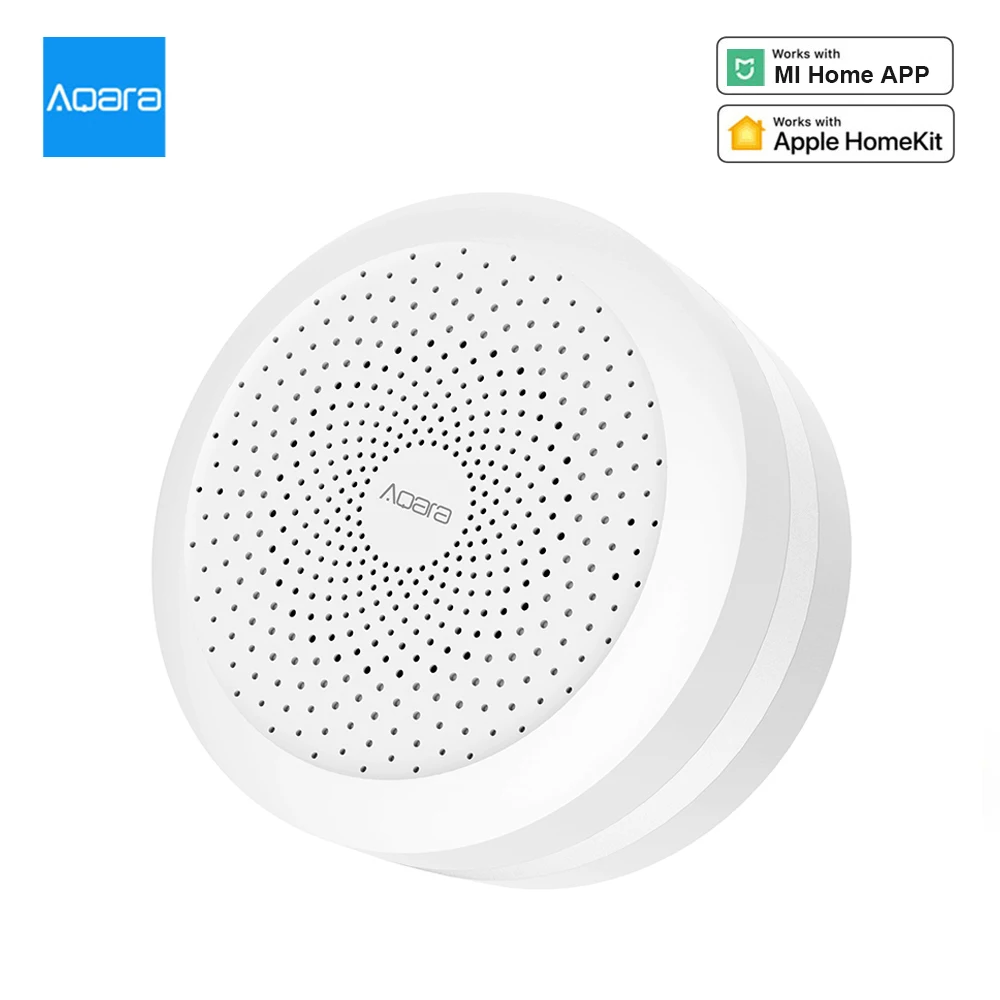 Aqara Hub Mi Gateway с RGB Led Ночной светильник умная работа Apple Homekit Mijia App ZHWG11LM|Смарт-гаджеты|