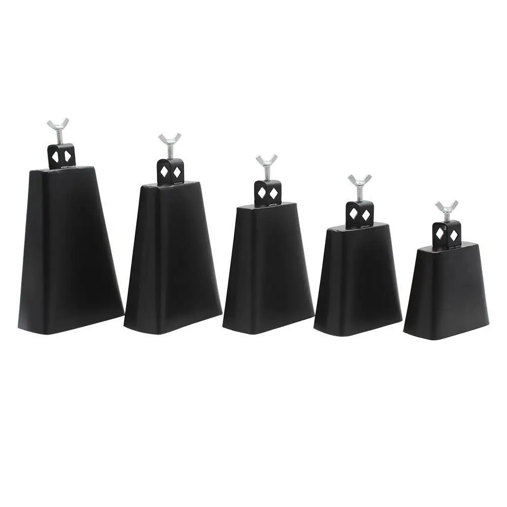 Mounchain 4/5/6/7/8 Inch Metal Steel Cattlebell Cowbell Personalized Cow Bell Percussion Instruments cow bell for drums