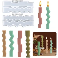 irregular strips silicone candle mold fondant candle ornaments soap mold for pastry cupcake decorating kitchen accessories