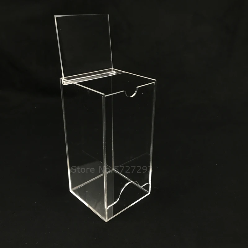 single pocket acrylic tea bag dispenser clear coffee tea bag storage box holder home container for kitchen cabinets 9090180mm free global shipping