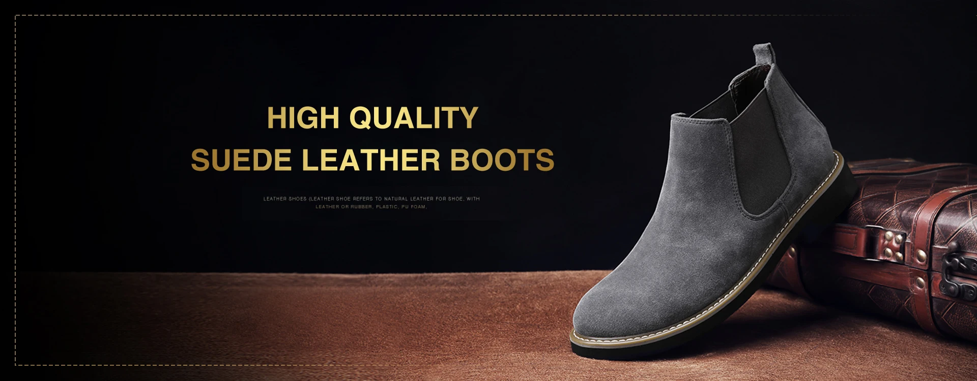 Модные мужские ботинки; большие размеры; Мужская обувь; повседневные ботинки «Челси» с острым носком; мужские замшевые слипоны из натуральной кожи; отличный дизайн