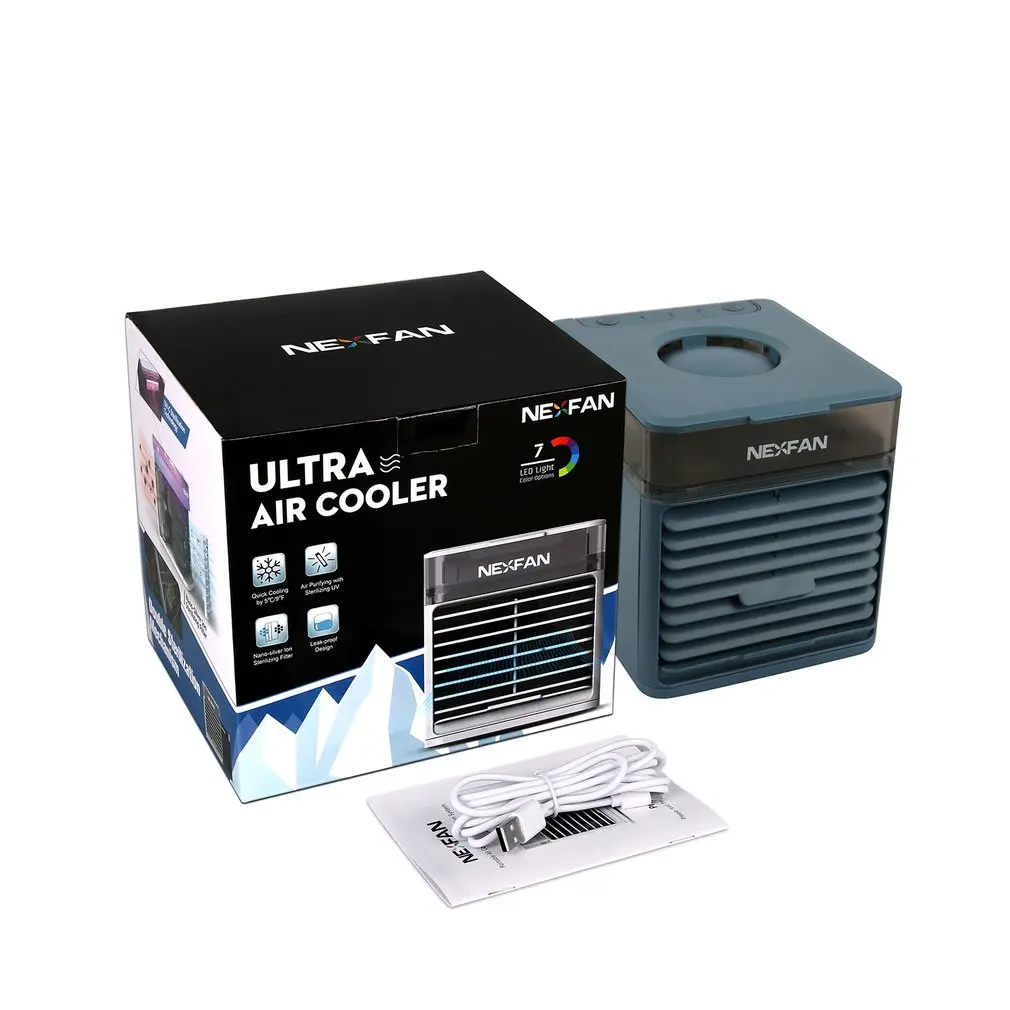 

Portable Air Conditioner With UV Germicidal Lamp USB Air Cooler Fan Multi Function Humidifier Purifier Mini Air Conditioning