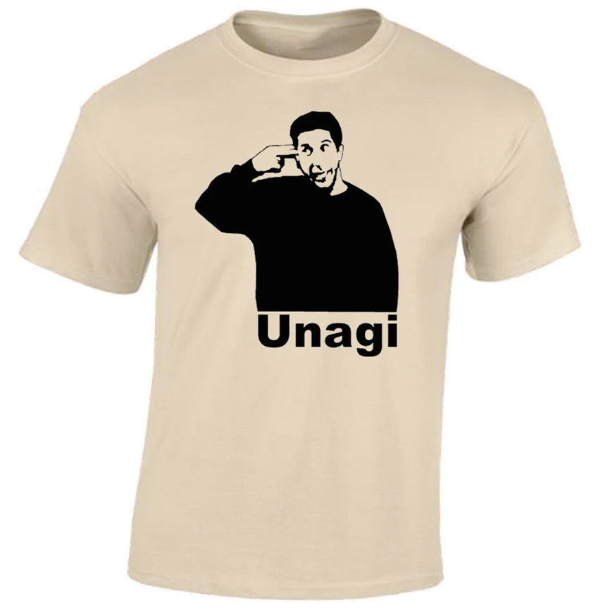 Друзья Unagi футболка Веселая Росс Топ тройник Шутка Подарок мужские новые тренды