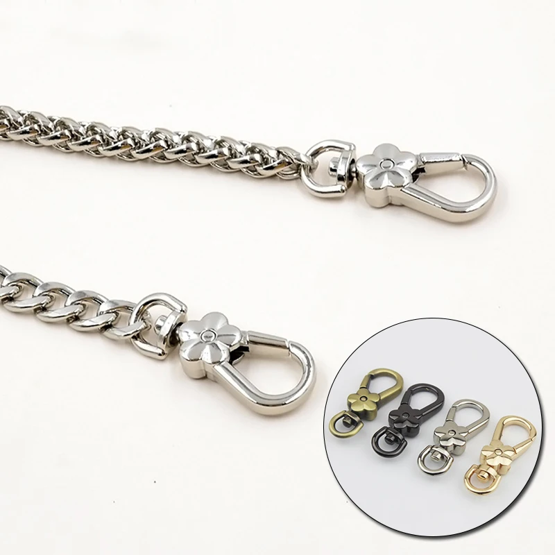 2 шт сумки аксессуары застежки ручки цветок Омаров металлические вертлюжные