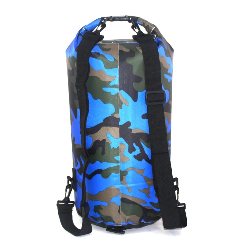5L 10L 15L 20L 30L PVC Waterproof Swimming Dry Bag Camo Outdoor Foldable Men Women Beach Diving Bag Rafting River Ocean backpack