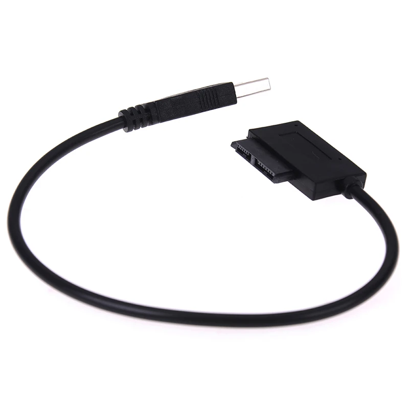 

1 шт. Usb к 7 + 6 13pin тонкий Sata/ide Cd Dvd Rom Оптический привод кабель адаптер для ноутбука