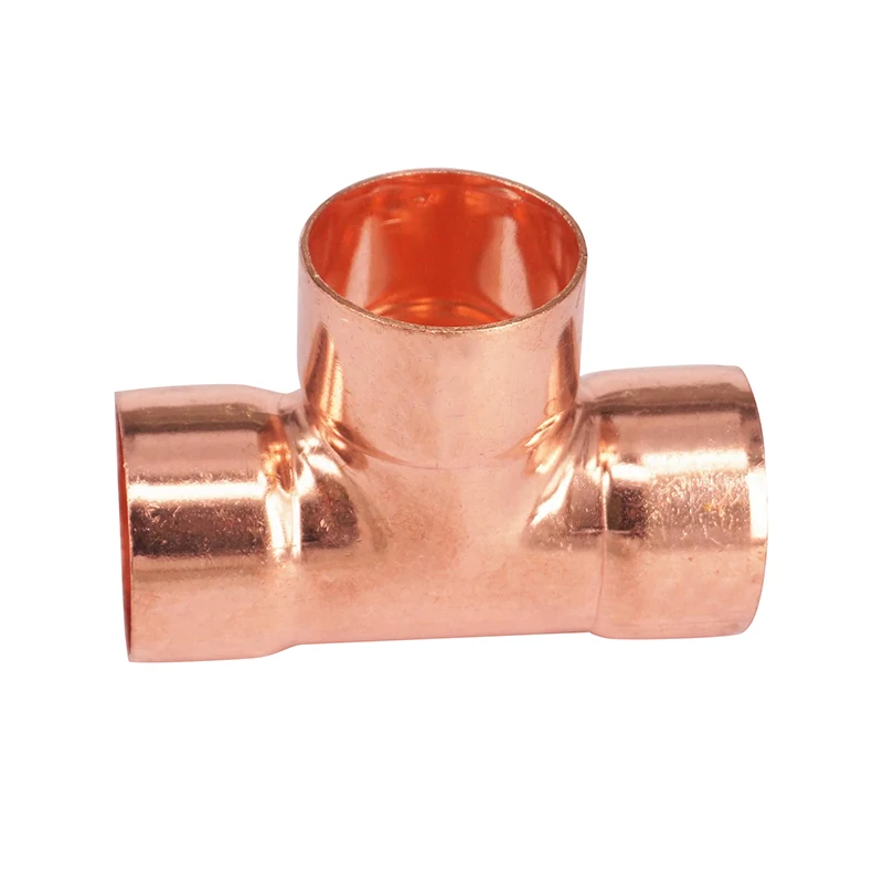 35x1.2mm Copper End Feed Euqal Tee 3 Way Pipe Fitting Plumbing for gas water oil | Обустройство дома