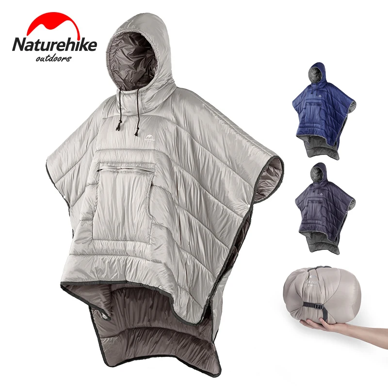 Naturehike термо кемпинг спальный мешок плащ стиль Портативный Теплый ленивый