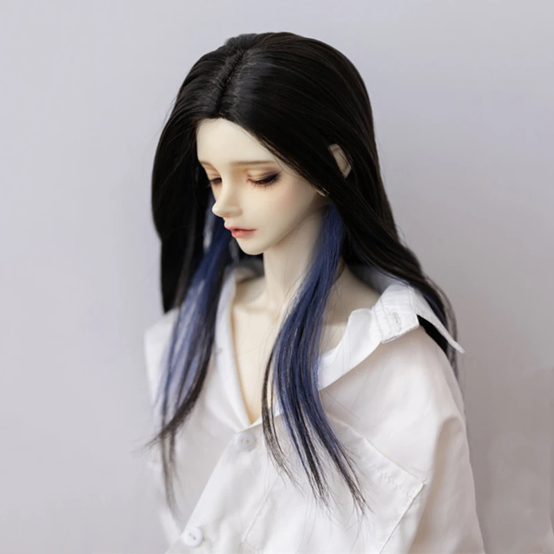 Allaosify-Mu&ntilde;eca Bjd de seda de alta temperatura, peluca personalizada de dos colores, 1/3, 1/4, 1/6, 1/8-2