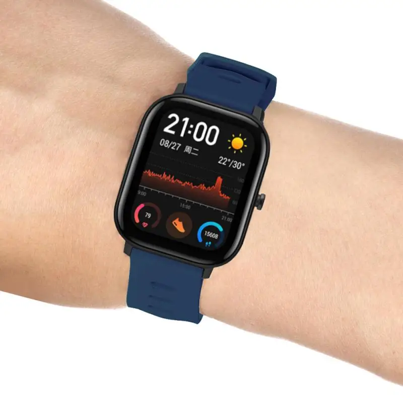 Силиконовый ремешок для часов Huami Amazfit GTS 20 мм умных спортивный сменный Браслет