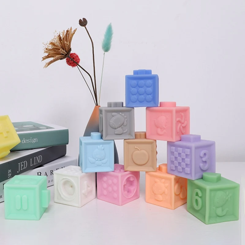 6 шт. Детский развивающий резиновый конструктор | Игрушки и хобби