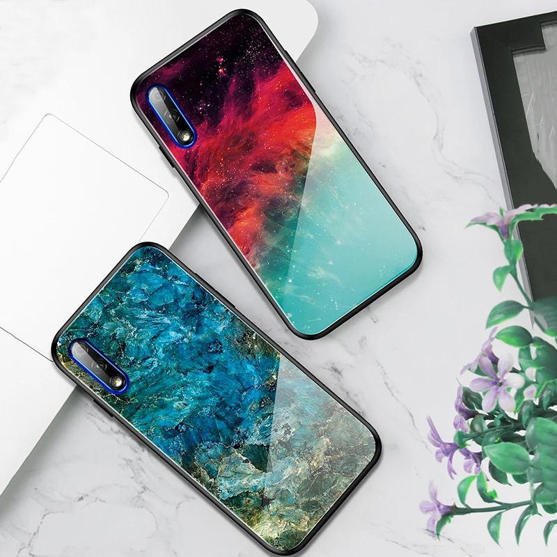 Чехол для huawei Honor 9X Pro чехол из закаленного стекла P20 P20Lite P30 Lite 20 чехлы телефонов