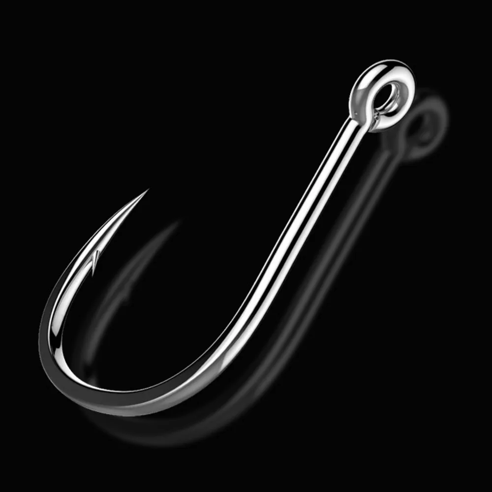

50PCS/lot High Carbon Steel Fishhooks 3#-15# barbed Hook Soft Lure Fishing Bait Fish hooks High Efficiency Barbed Fishing Hooks