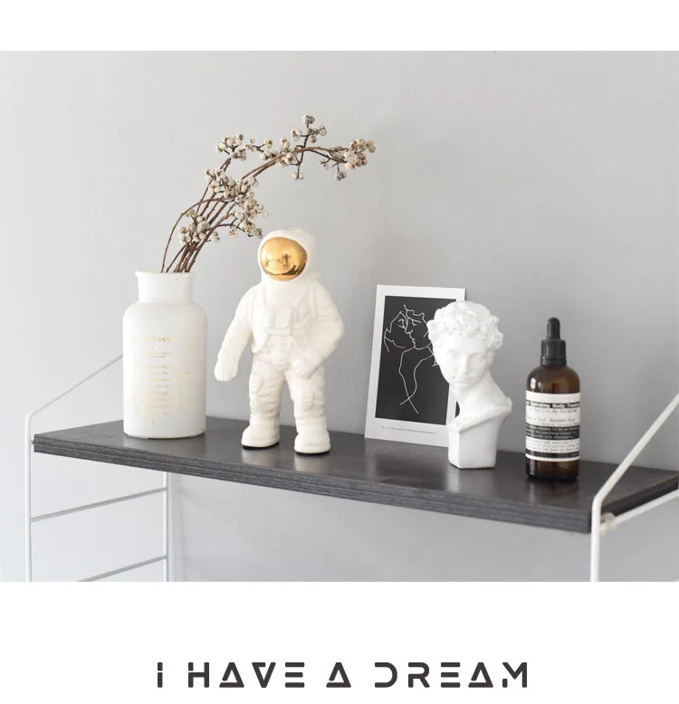 Скандинавская ваза астронавта керамическая для настольной скульптуры