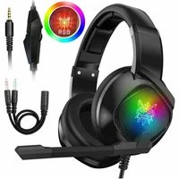 3 5mm led light gamer headset for computer ps4 ps5 fifa 21 gaming headphones bass stereo pc wired headset with mic gifts