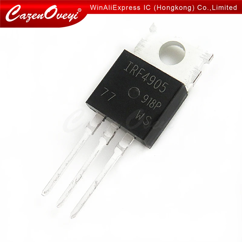 10 шт./лот IRF4905 IRF4905PBF TO-220 MOS FET P канал полевой эффект 74A 55V 200W новый оригинальный в