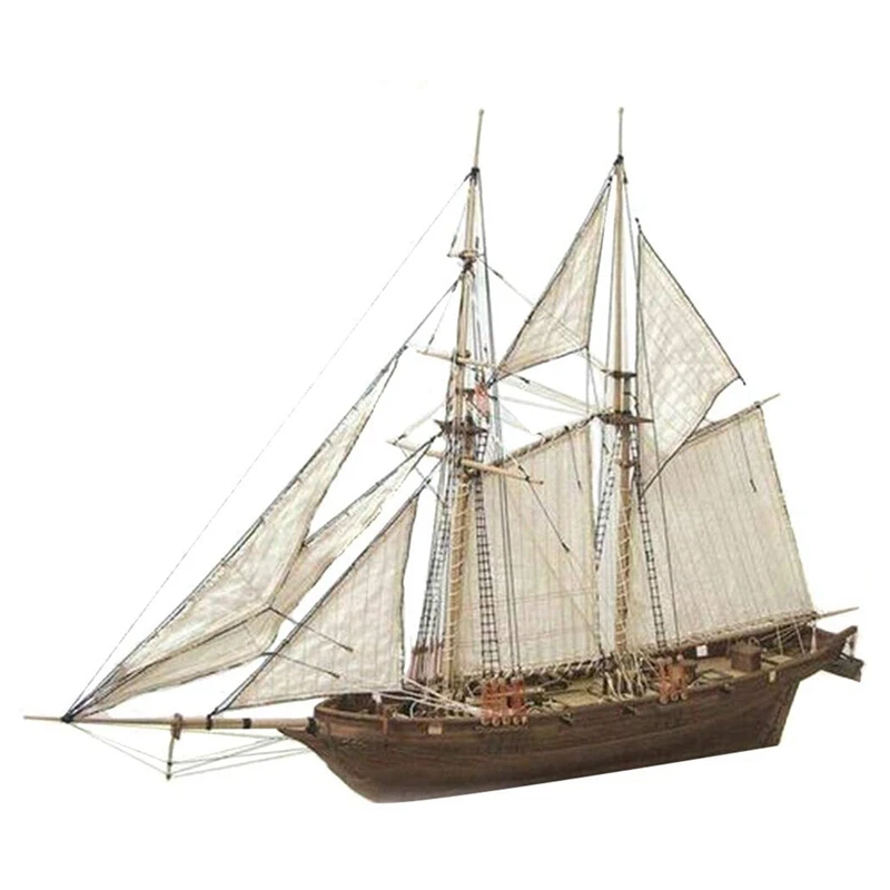 

DIY корабль сборки модели Наборы 1/100 классической модели кораблей парусных лодок масштабная модель декоративная лодка игрушки для детей и вз...