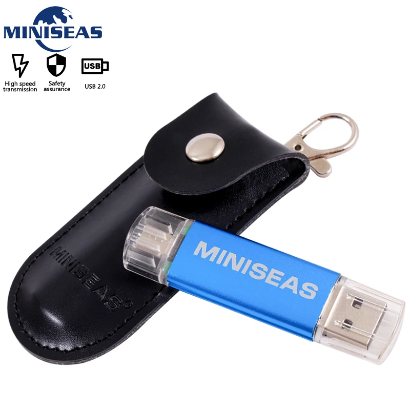 MIniseas 2 цвета портативный otg usb флэш-накопитель 8 Гб 16 Гб внешний накопитель для системы Android устройство memory stick pen drive U stick