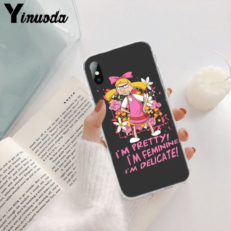 A10 Yinuoda Hey Arnold TPU Мягкий силиконовый прозрачный чехол для телефона iPhone 8 7 6 6S Plus X XS MAX 5 5S SE XR 11 pro max - Цвет: A10