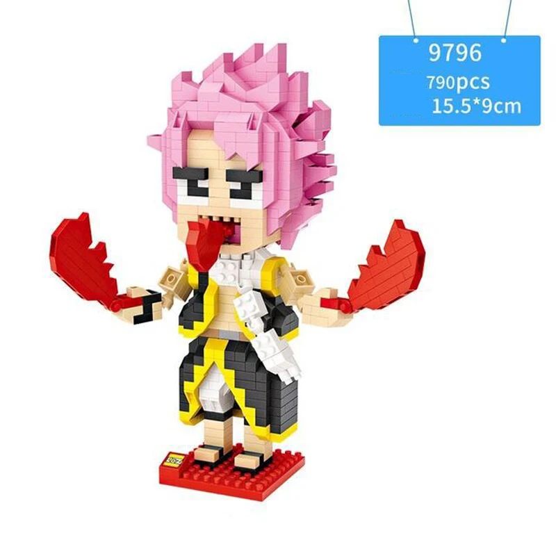 Лидер продаж японские фигурки героев аниме Фея хвост строительные блоки микро