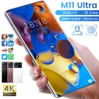 Смартфон Xioami M11 Ultra, 16 ГБ + ТБ, Android 6800 мАч, Qualcomm Snapdragon 888, 4Gтелефон с двумя картами, разблокированные мобильные телефоны