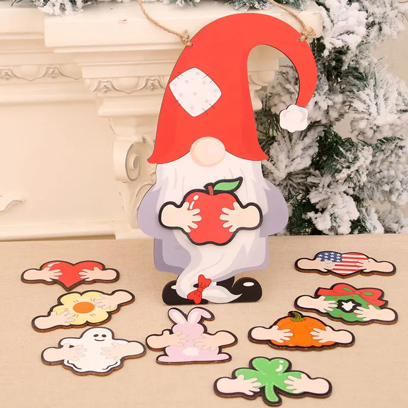 

Сменный знак для входной двери, сезонный надпись «Добро пожаловать в наш дом», деревенский декор для входной двери, Настенный декор