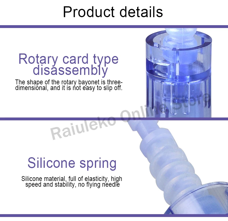 Электрические инструменты для ухода за кожей картриджи с байонетными иглами