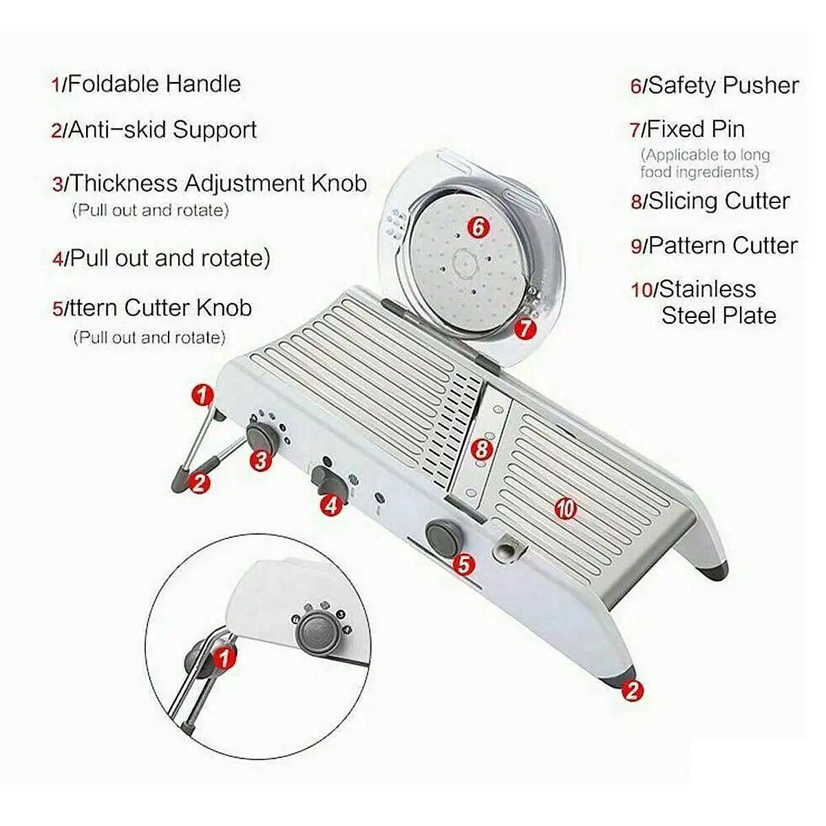 

Vegetable Kitchen Tool Mandoline Slicer Manual Vegetable Cutter Professional Grater Home Kitchen Tools With Titanium Alloy Blade