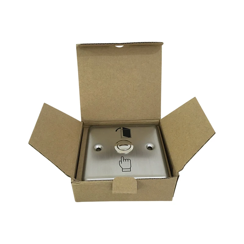 5 шт./лот управление доступом Металлическая Кнопка открытия входной кнопка двери