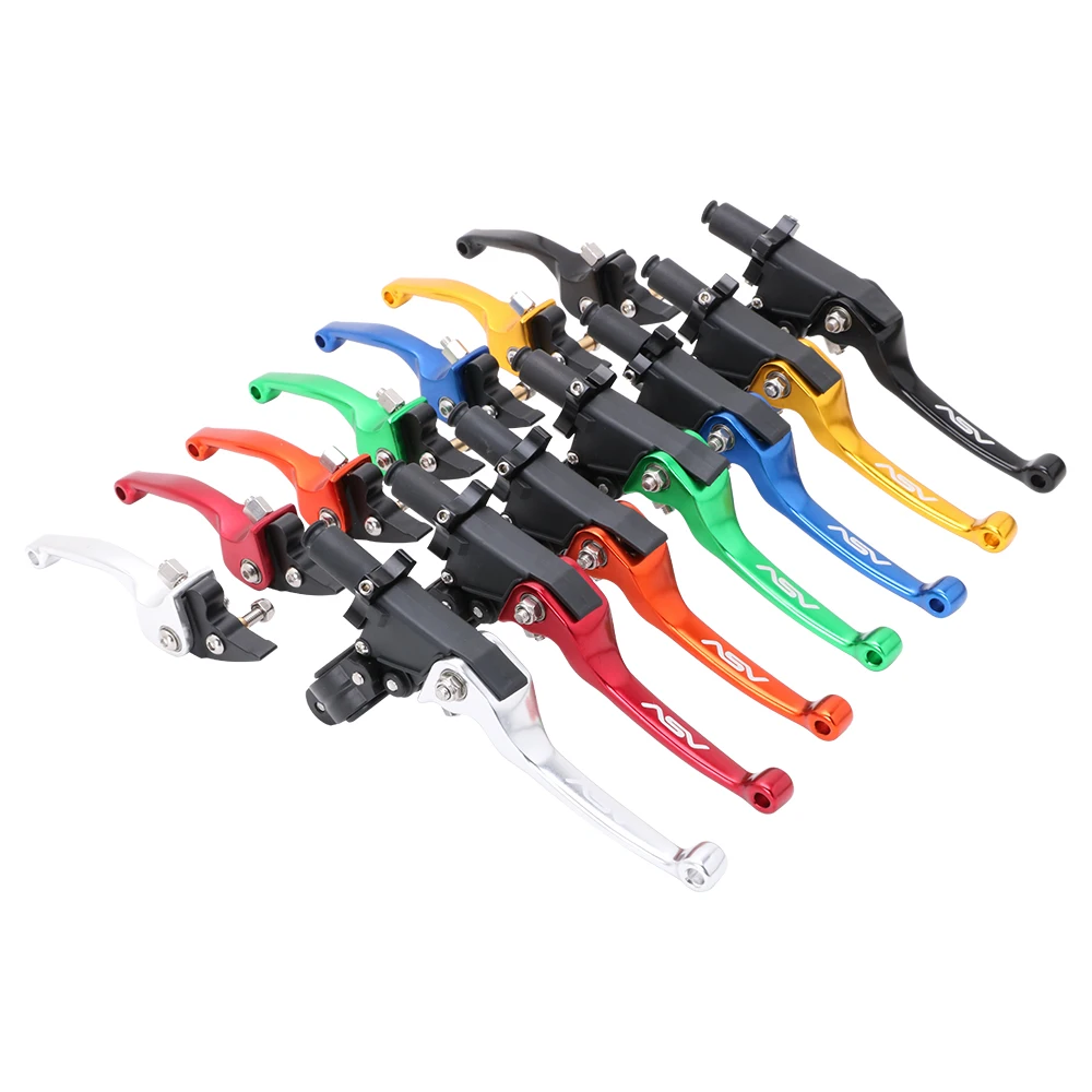 

CNC ASV F3 Brake Clutch Levers Foldable For Honda Yamaha Kawasaki Suzuki CR CRF YZF WRF KX KXF RM RMZ Motorcycle