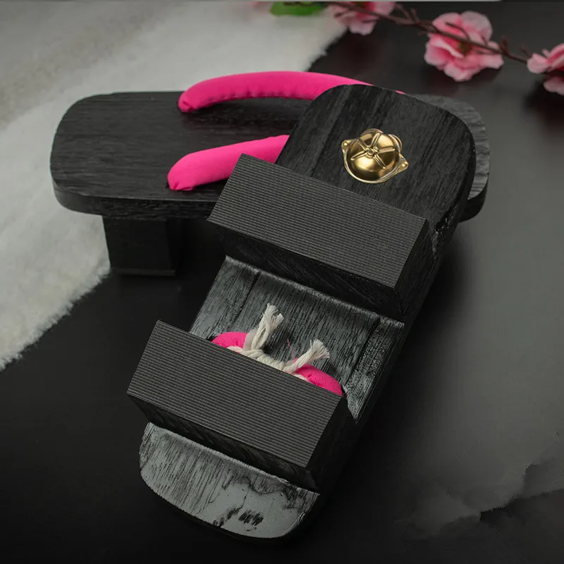 

Game LOL Spirit Blossom Ahri Cosplay Shoes Woman Wooden Ahri Clogs