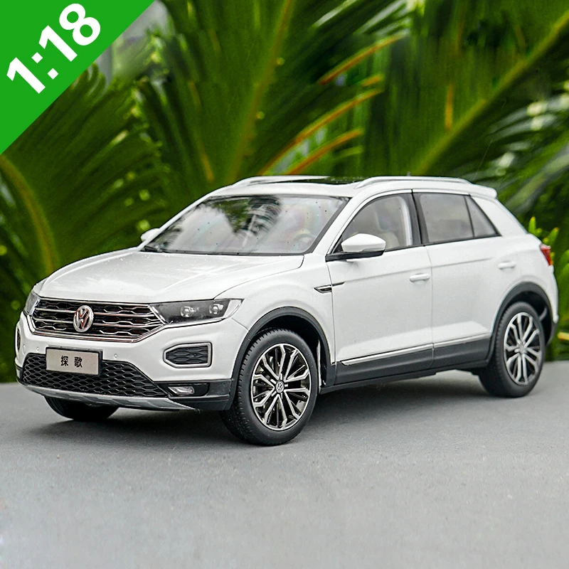 Высокотщательная модель автомобиля 1:18 VW 2018 T ROC SUV из сплава статическая